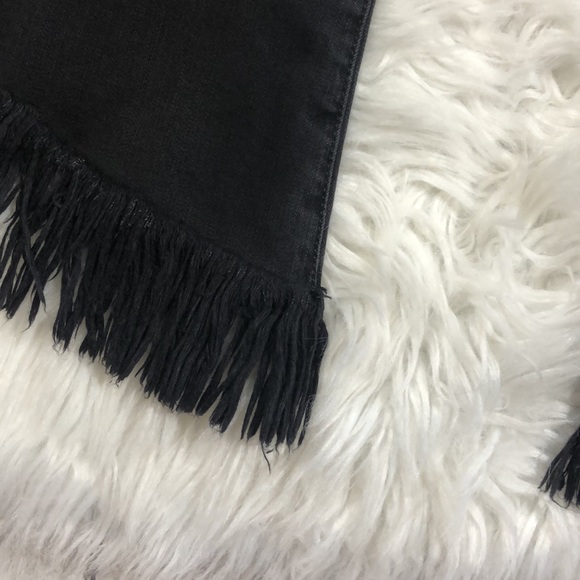 Frame Le Crop Mini Boot Shredded Fox Park Jeans - Picture 11 of 16